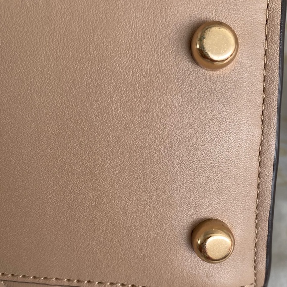 NEW Coach Tilly Top Handle With Linear Quilting Bag - Taupe - Picture 9 of 10